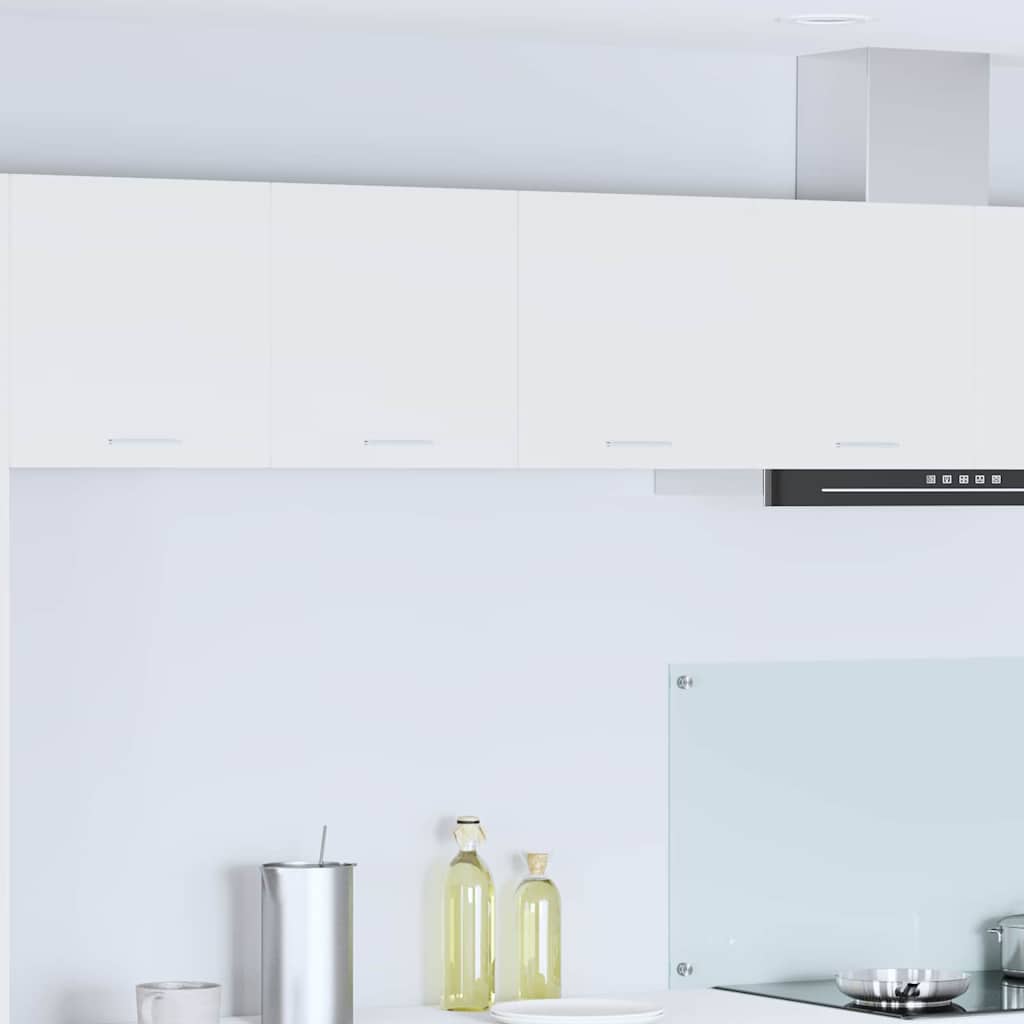 vidaXL Κρεμαστό ντουλάπι Riga Λευκό 80 x 31 x 40 εκ Επεξεργασμένο ξύλο