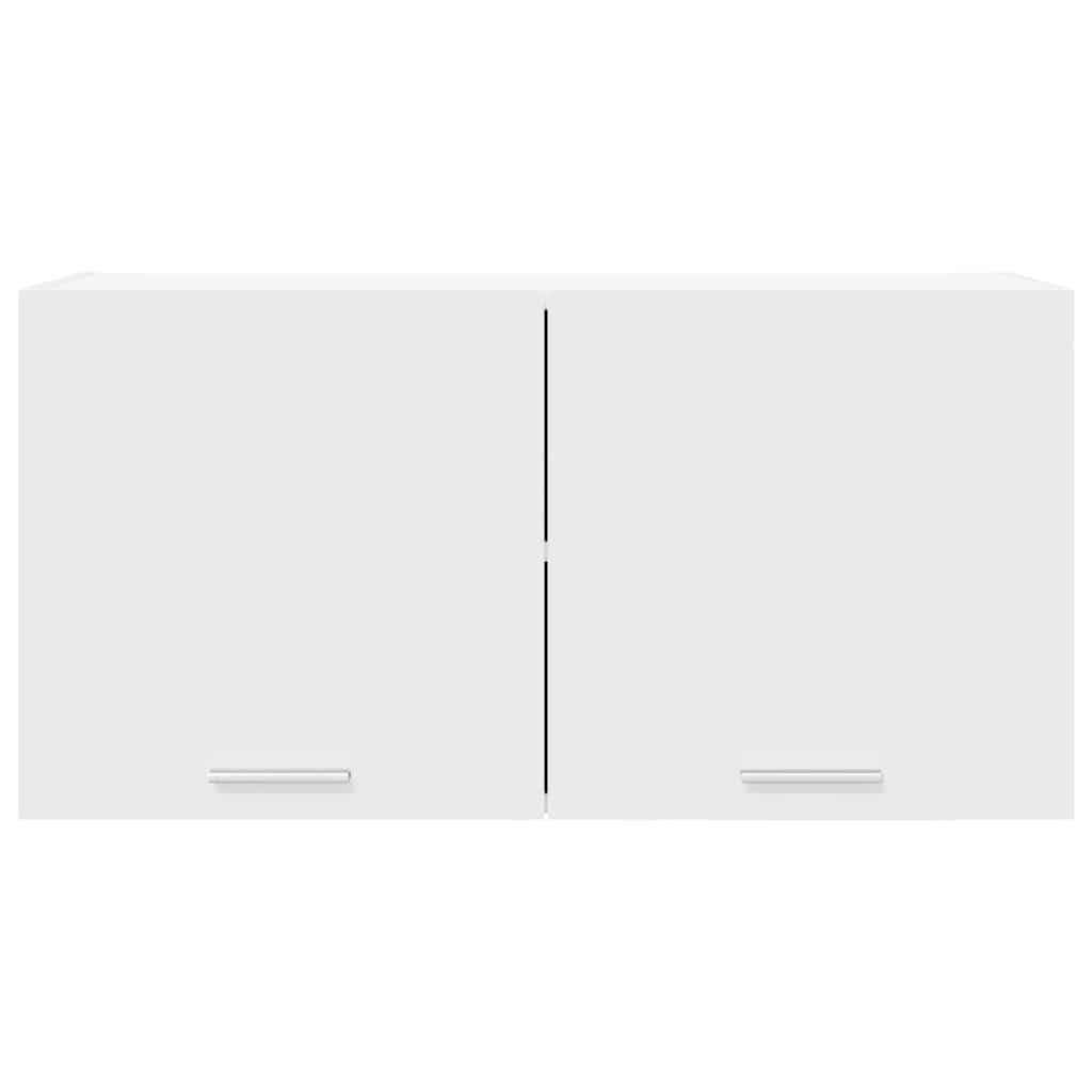 vidaXL Κρεμαστό ντουλάπι Riga Λευκό 80 x 31 x 40 εκ Επεξεργασμένο ξύλο