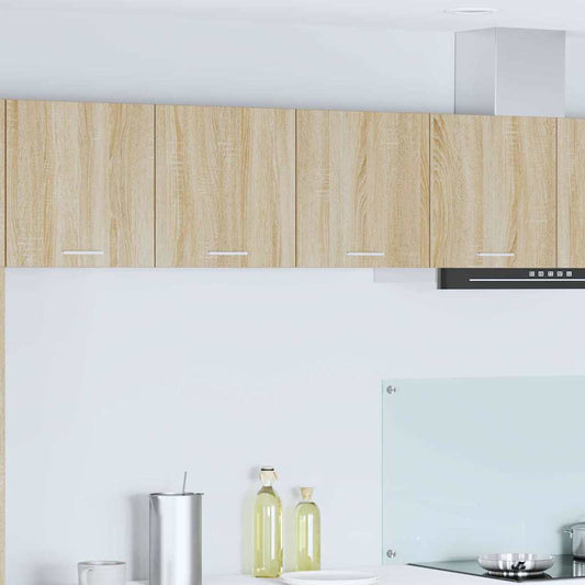 vidaXL Κρεμαστό ντουλάπι με ράφι Riga Δρύς Sonoma 80 x 31 x 40 εκ