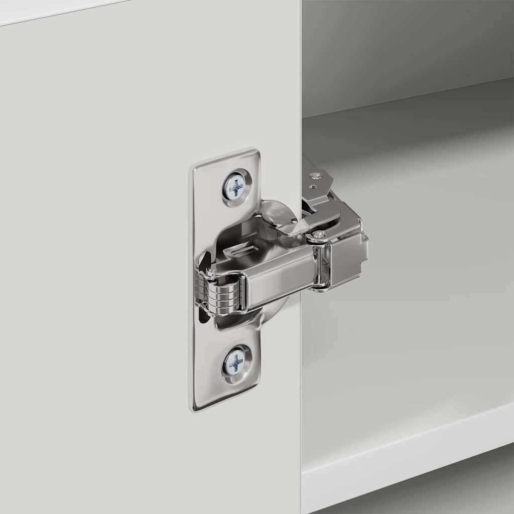 vidaXL Κρεμαστό ντουλάπι με ράφι Επιτοίχιο Riga Λευκό 57 x 57 x 40 εκ.