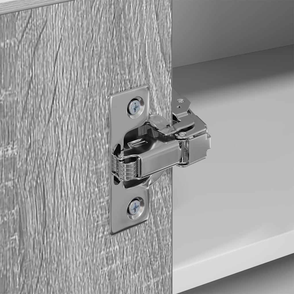 vidaXL Κρεμαστό ντουλάπι Riga Γκρι Σομόνα και Λευκό 57 x 57 x 40 εκ.