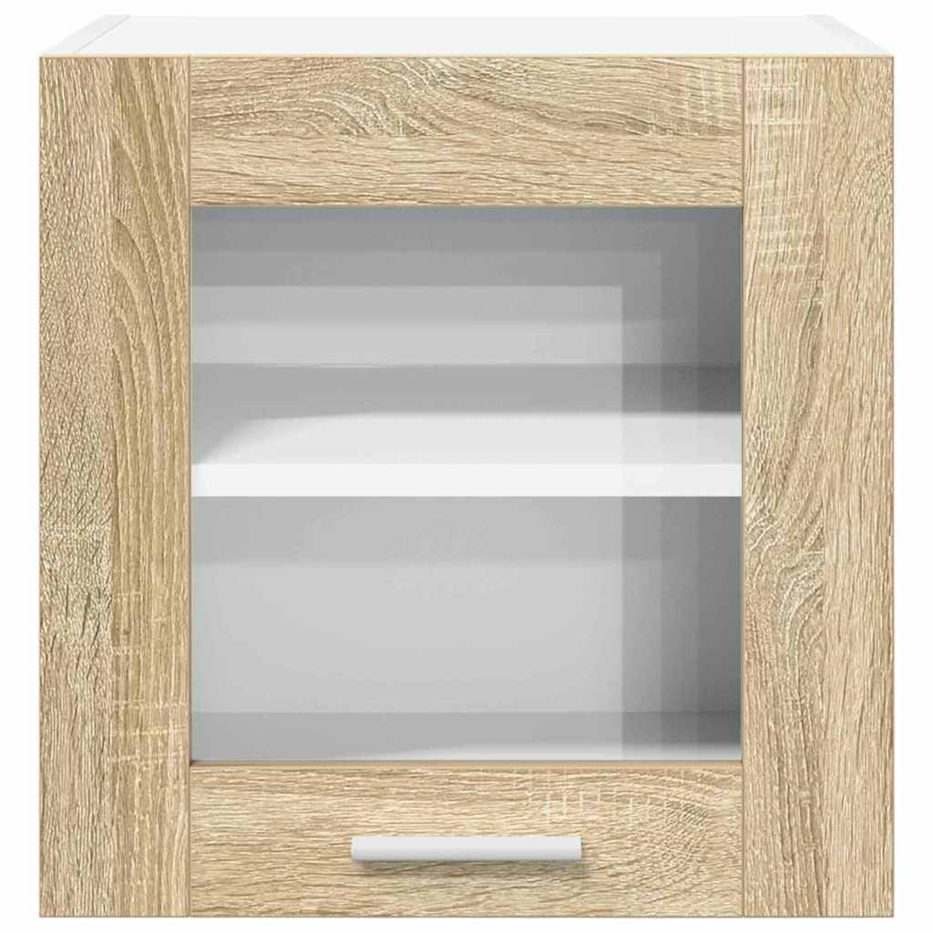 vidaXL Κρεμαστό ντουλάπι με ράφι Riga Δρύς Sonoma 40 x 31 x 40 εκ.