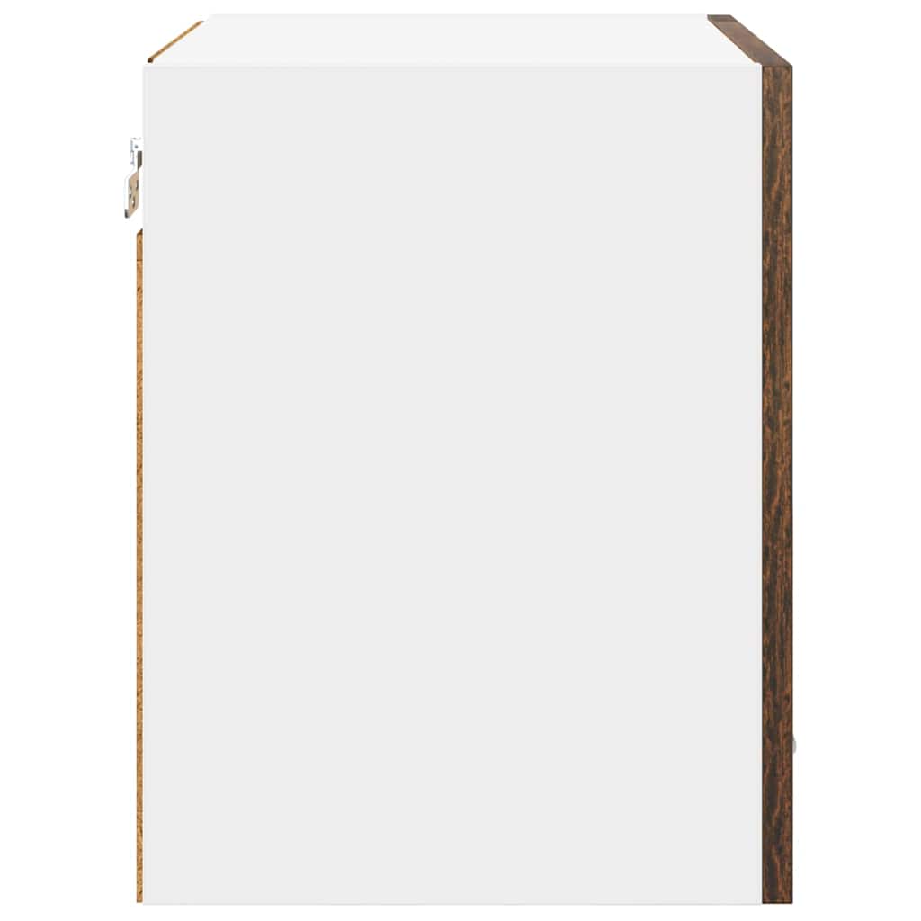 vidaXL Κρεμαστό ντουλάπι Riga 2 pcs Καπνιστό Δρύς 40 x 31 x 40 εκ.