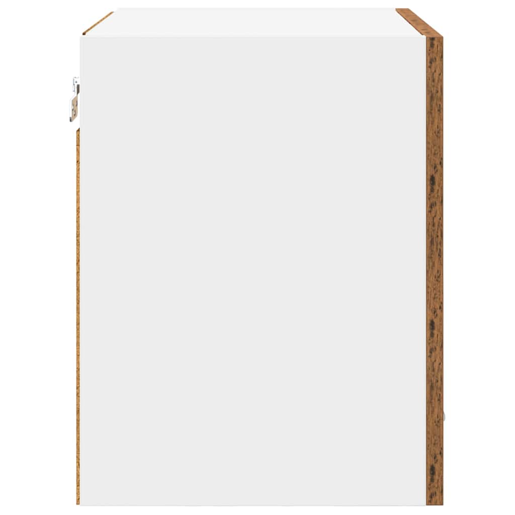 vidaXL Κρεμαστό ντουλάπι Riga 2 pcs Παλιό Ξύλο 40 x 31 x 40 εκ.