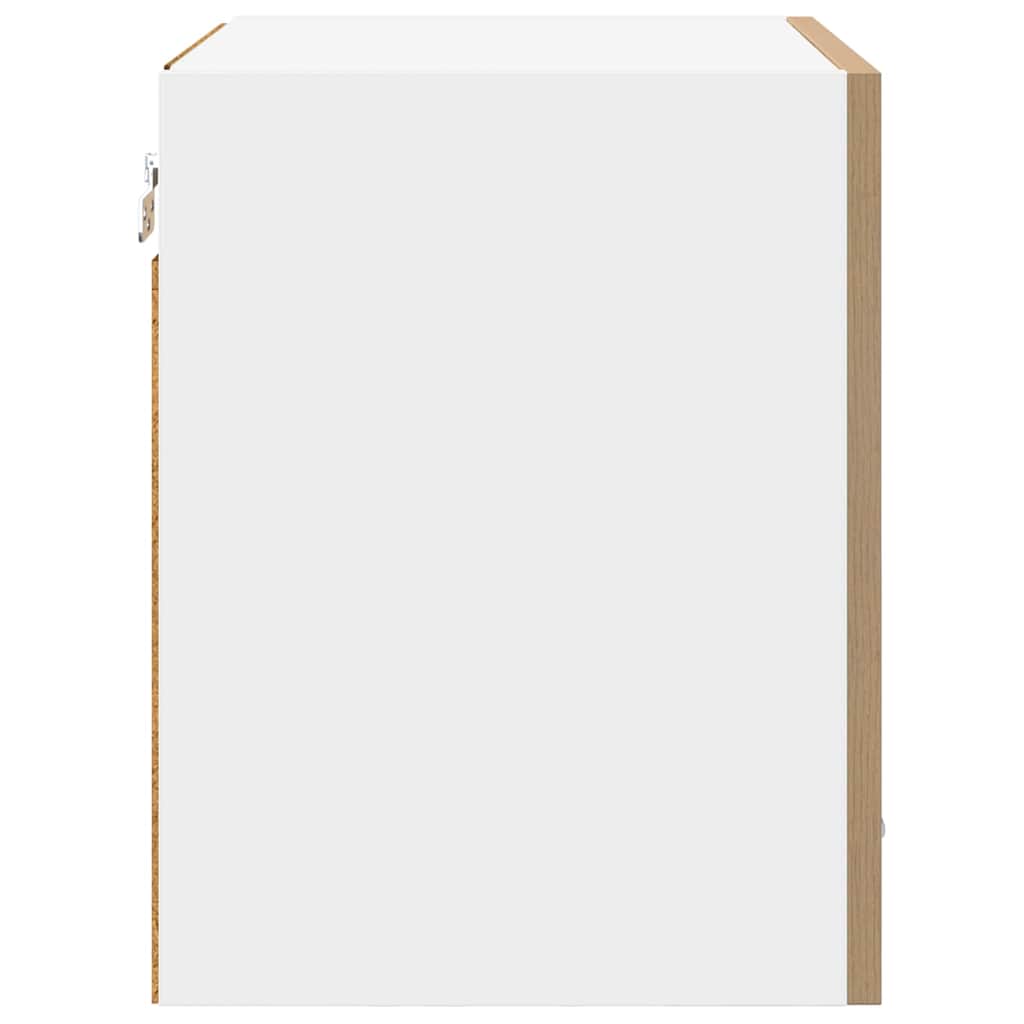 vidaXL Κρεμαστό ντουλάπι με ράφι Riga Artisan Oak 40 x 31 x 40 εκ.