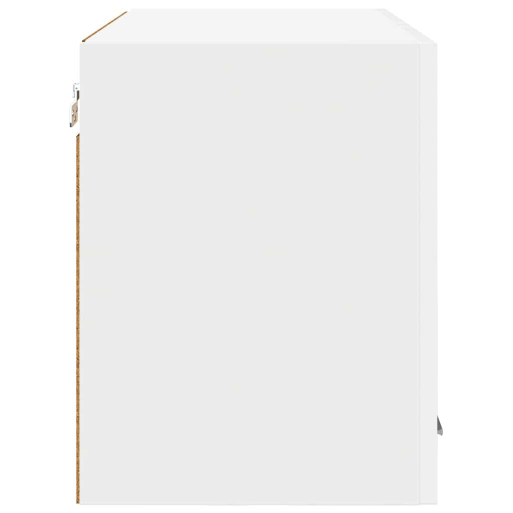 vidaXL Κρεμαστό ντουλάπι με ράφι Riga 2 pcs Λευκό 60 x 31 x 40 εκ