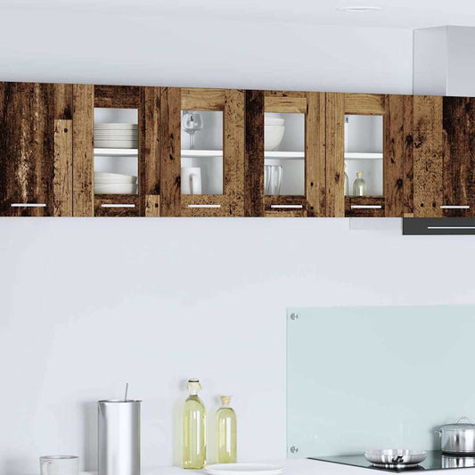 vidaXL Κρεμαστό ντουλάπι Παλιό ξύλο 60 x 31 x 40 εκ Επεξεργασμένο ξύλο