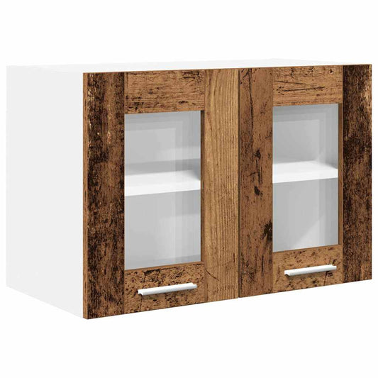 vidaXL Κρεμαστό ντουλάπι Παλιό ξύλο 60 x 31 x 40 εκ Επεξεργασμένο ξύλο