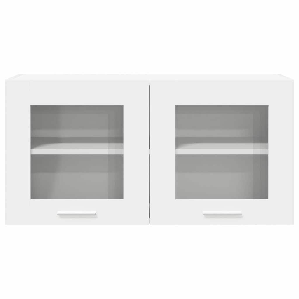 vidaXL Κρεμαστό ντουλάπι Riga Λευκό 80 x 31 x 40 εκ Επεξεργασμένο ξύλο