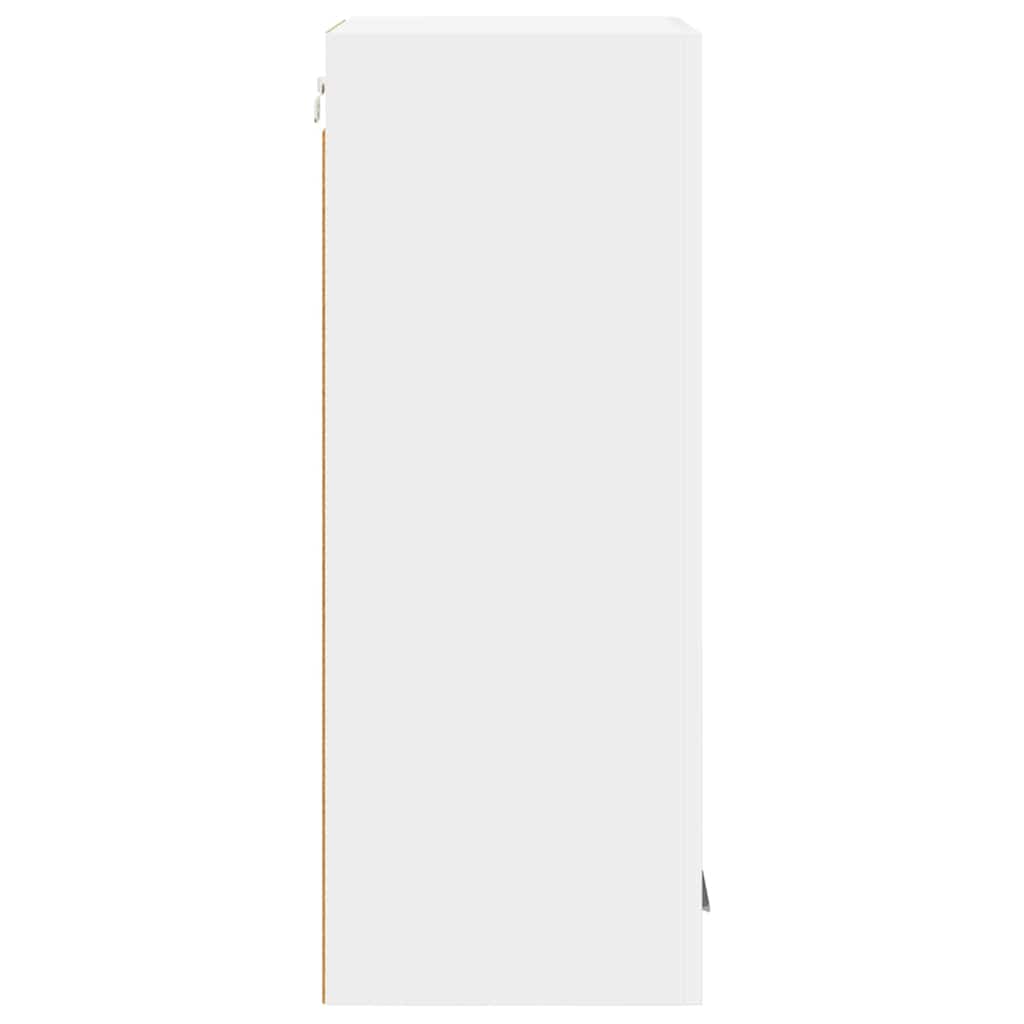vidaXL Κρεμαστό ντουλάπι με ράφι Επιτοίχιο Riga Λευκό 40 x 31 x 80 εκ.