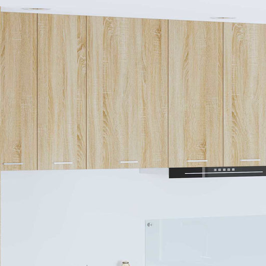 vidaXL Κρεμαστό ντουλάπι Σομόνα Δρυς και Λευκό 50 x 31 x 80 εκ.