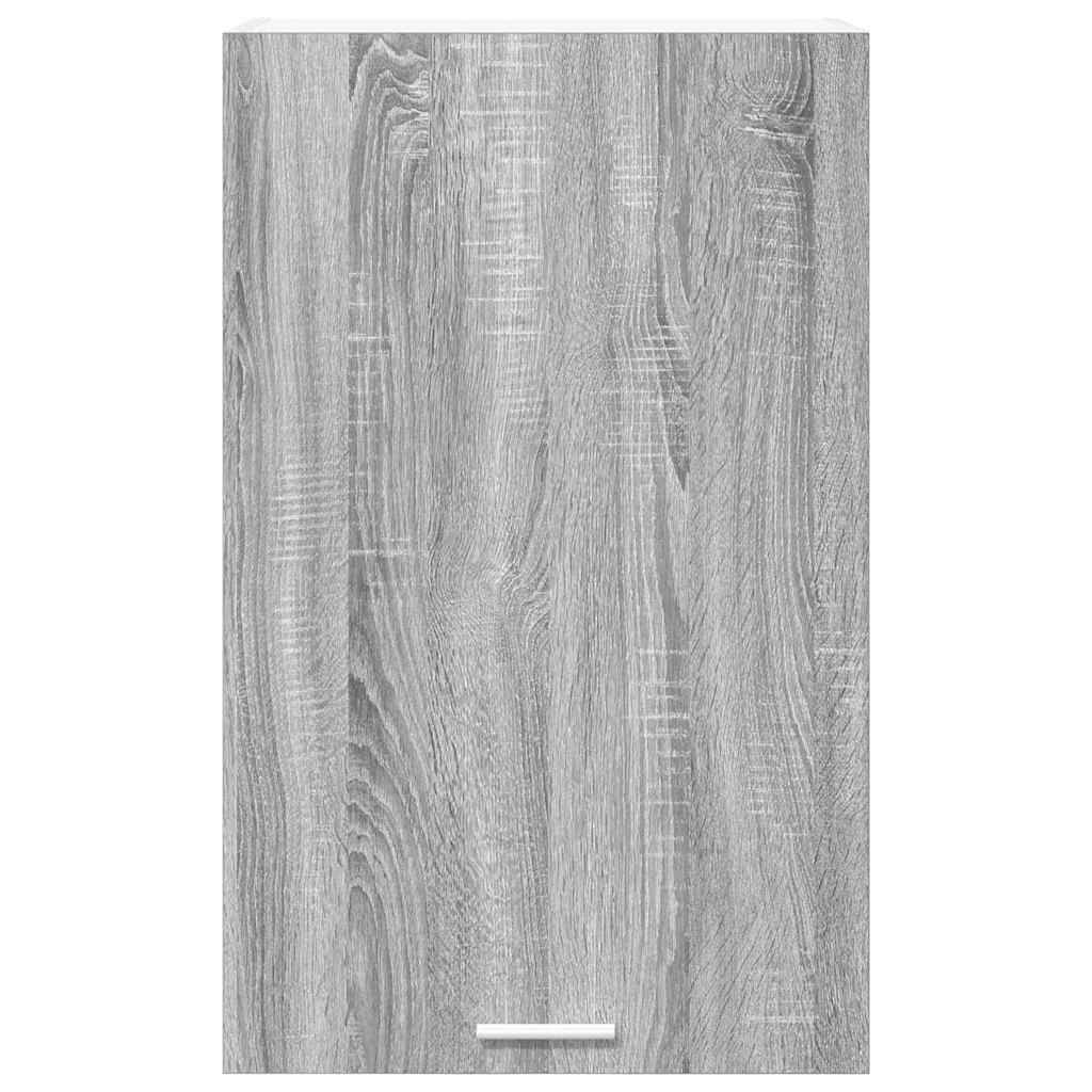 vidaXL Κρεμαστό ντουλάπι Riga Γκρι Σομόνα και Λευκό 50 x 31 x 80 εκ.