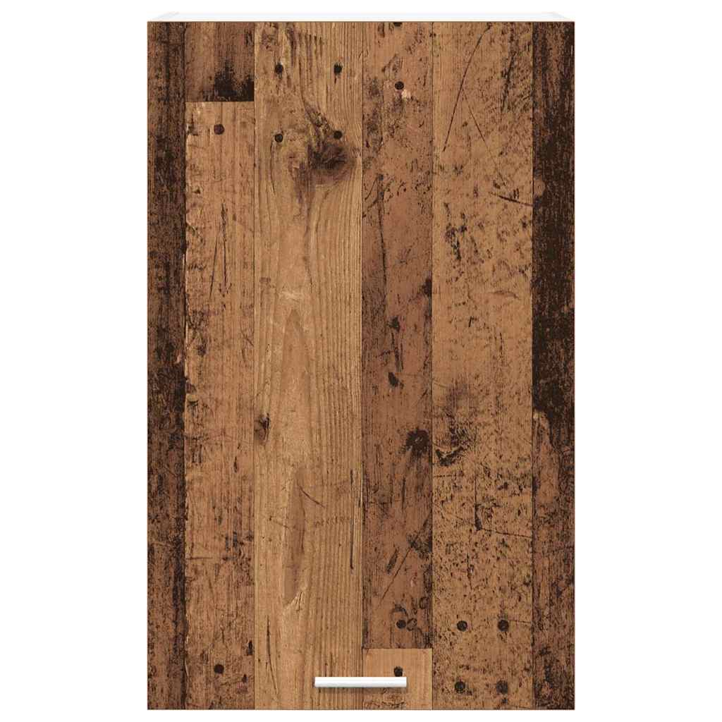 vidaXL Κρεμαστό ντουλάπι Riga Παλαιό Ξύλο και Λευκό 50 x 31 x 80 εκ.