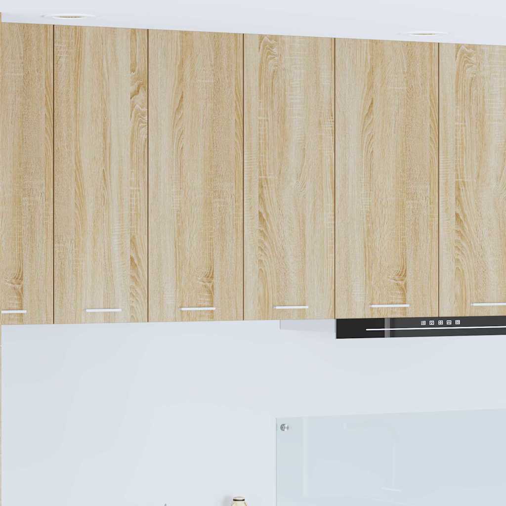 vidaXL Κρεμαστό ντουλάπι με ράφι Riga Δρύς Sonoma 60 x 31 x 80 εκ.