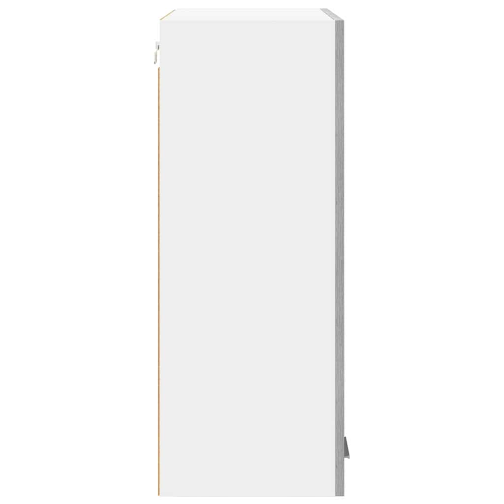 vidaXL Κρεμαστό ντουλάπι με ράφι Riga Γκρίζο Σονομα 60 x 31 x 80 εκ.