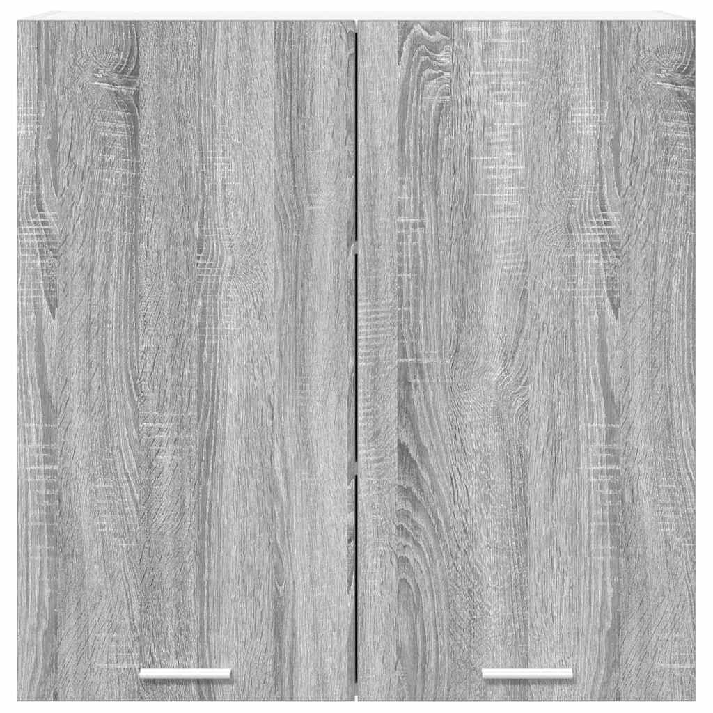 vidaXL Κρεμαστό ντουλάπι με ράφι Riga Γκρίζο Σονομα 80 x 31 x 80 εκ.