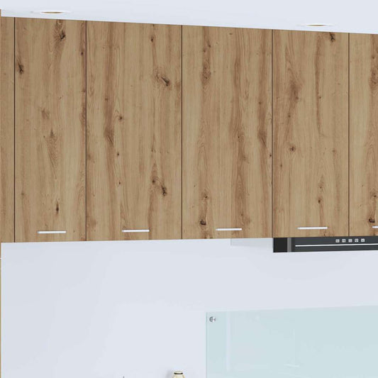 vidaXL Κρεμαστό ντουλάπι με ράφι Riga Artisan Oak 80 x 31 x 80 εκ.