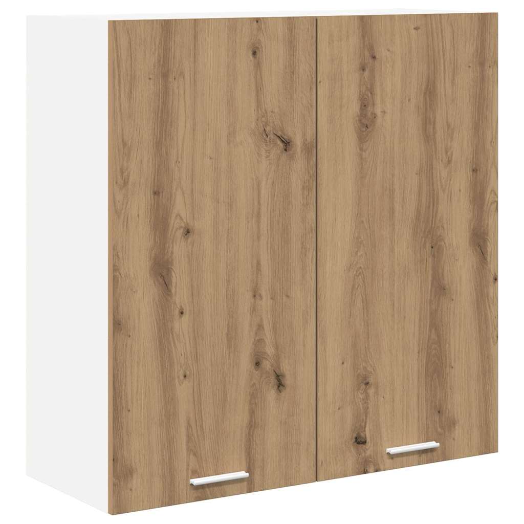 vidaXL Κρεμαστό ντουλάπι με ράφι Riga Artisan Oak 80 x 31 x 80 εκ.