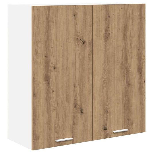 vidaXL Κρεμαστό ντουλάπι με ράφι Riga Artisan Oak 80 x 31 x 80 εκ.