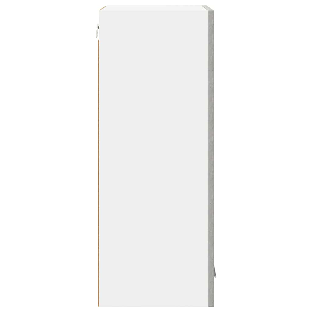 vidaXL Κρεμαστό ντουλάπι με ράφι Riga Σκυρόδεμα Γκρι 40 x 31 x 80 εκ.