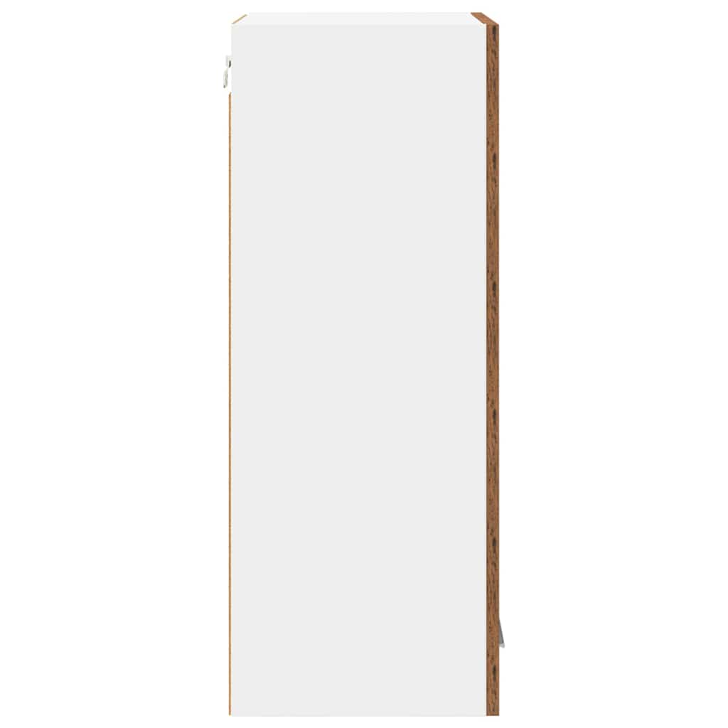 vidaXL Κρεμαστό ντουλάπι Riga 2 pcs Παλιό Ξύλο 40 x 31 x 80 εκ.