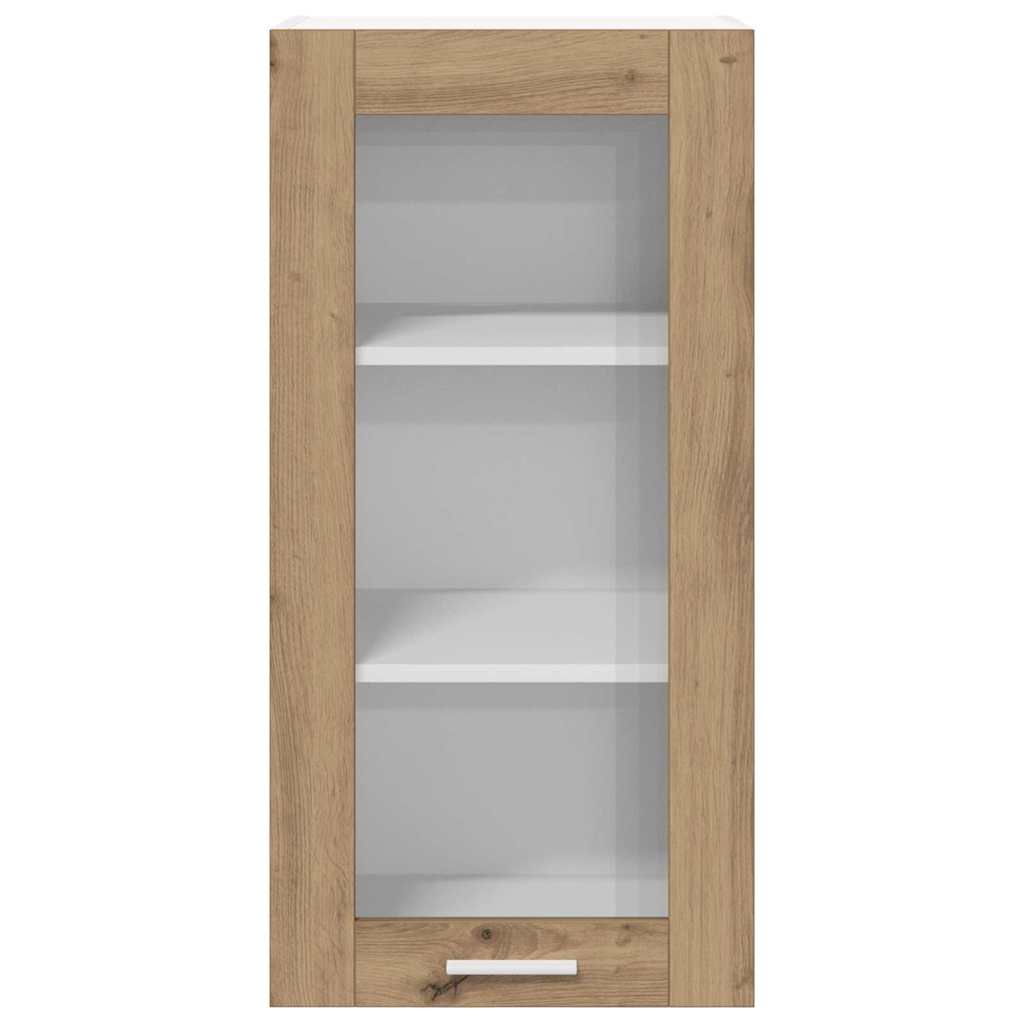 vidaXL Κρεμαστό ντουλάπι Riga 2 pcs Artisan Oak 40 x 31 x 80 εκ.