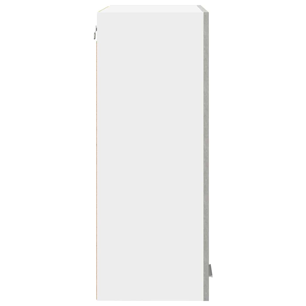 vidaXL Κρεμαστό ντουλάπι με ράφι Riga Σκυρόδεμα Γκρι 60 x 31 x 80 εκ.