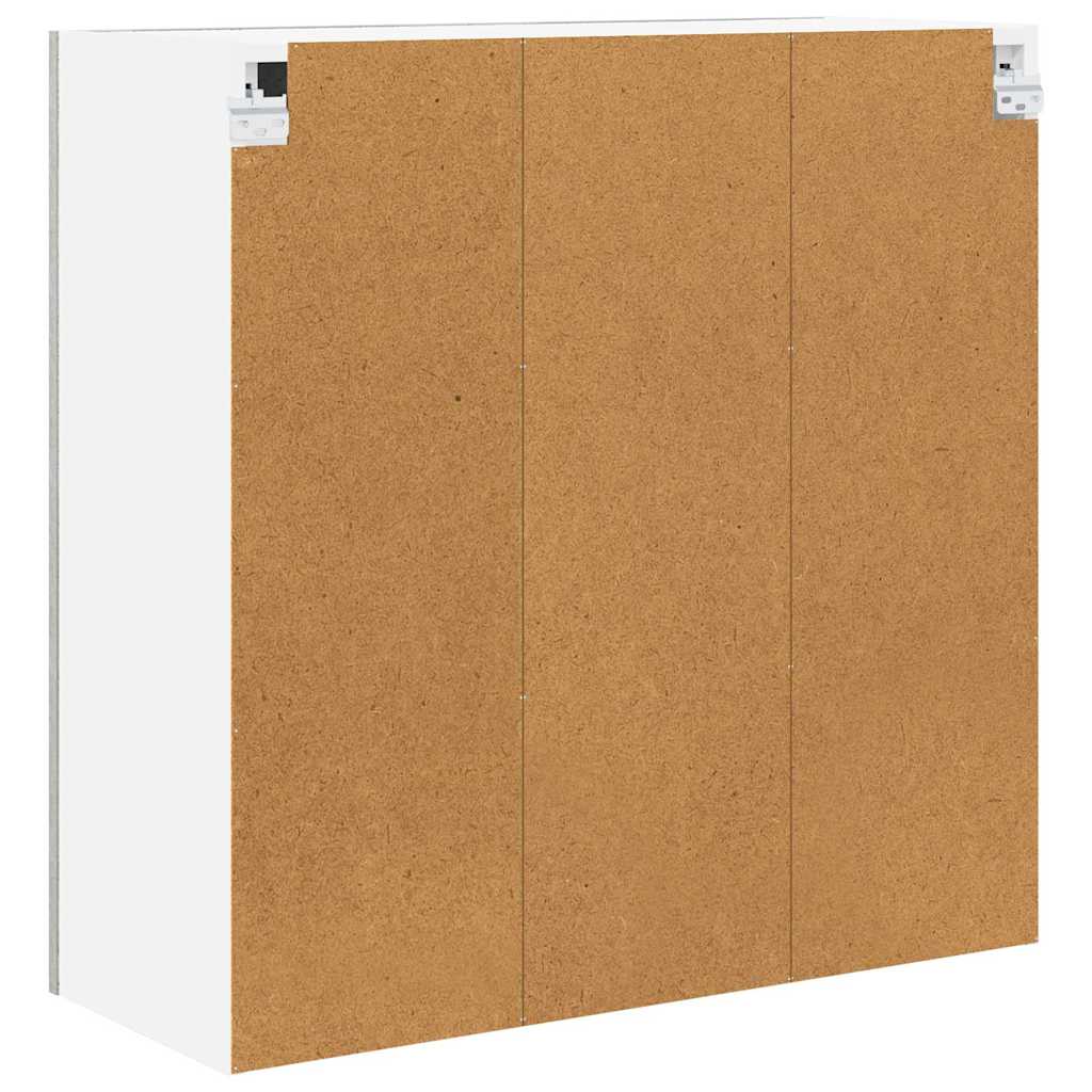 vidaXL Κρεμαστό ντουλάπι με ράφι Riga Σκυρόδεμα Γκρι 80 x 31 x 80 εκ.