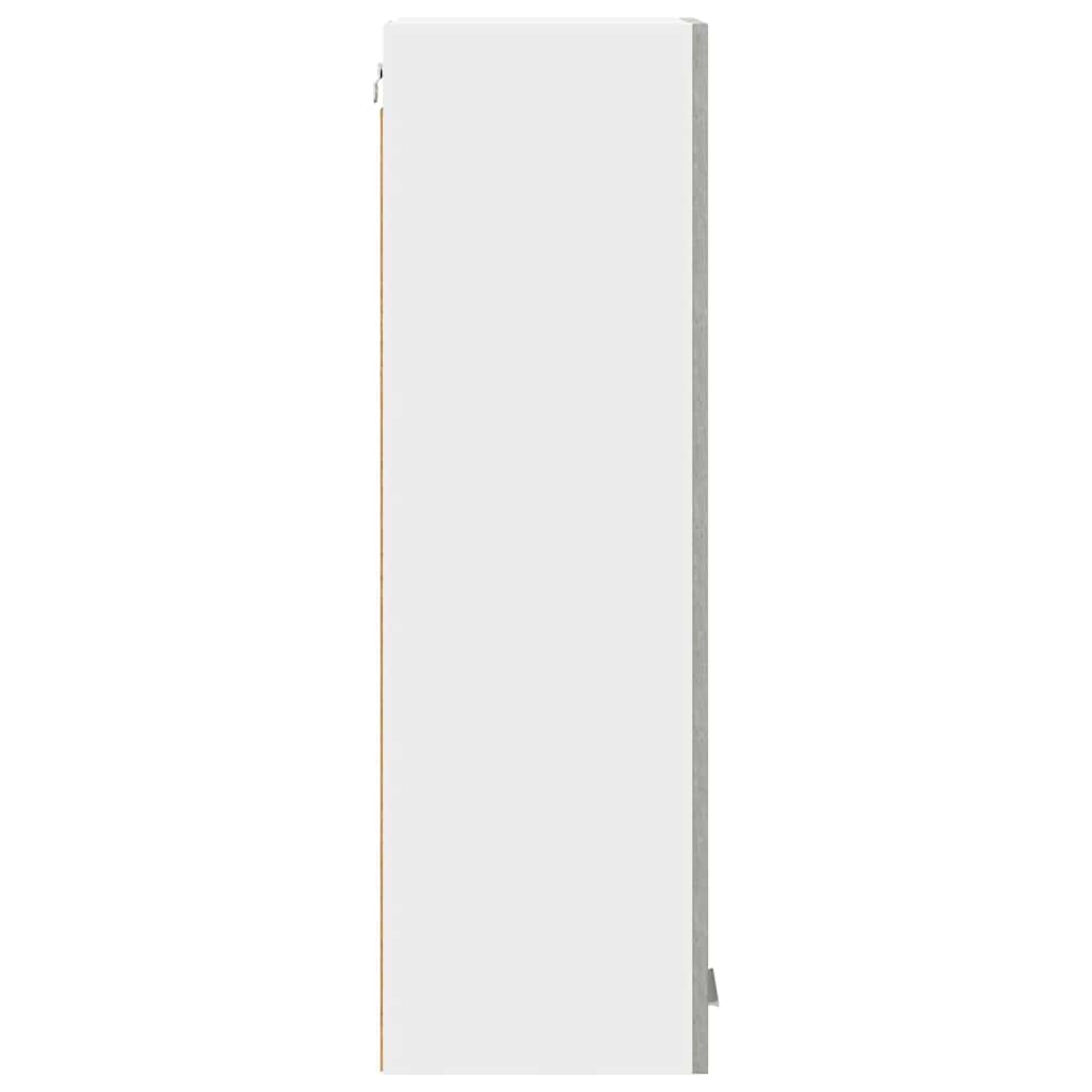 vidaXL Κρεμαστό ντουλάπι με ράφι Riga Σκυρόδεμα Γκρι 30 x 31 x 100 εκ.