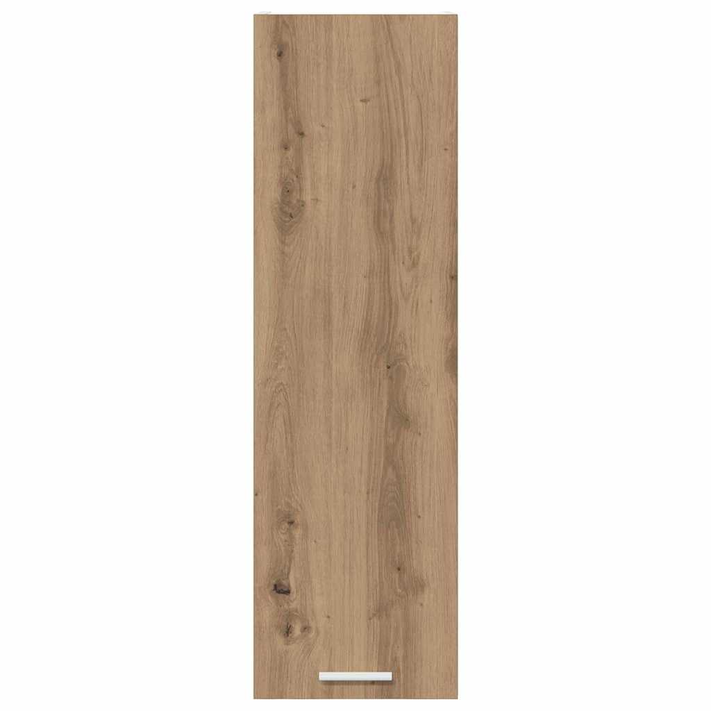 vidaXL Κρεμαστό ντουλάπι με ράφι Riga Artisan Oak 30 x 31 x 100 εκ.