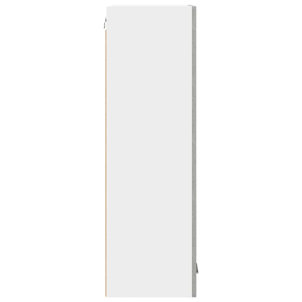 vidaXL Κρεμαστό ντουλάπι με ράφι Riga Σκυρόδεμα Γκρι 40 x 31 x 100 εκ.