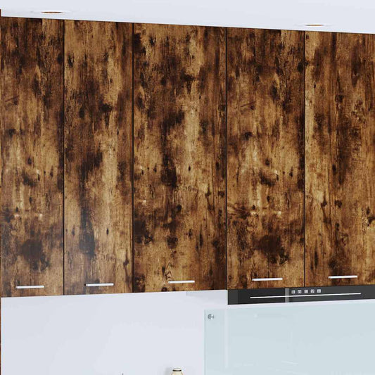 vidaXL Κρεμαστό ντουλάπι με αποθήκευση Καπνιστό Δρύς 40 x 31 x 100 εκ.