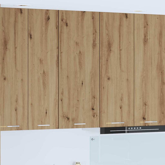 vidaXL Κρεμαστό ντουλάπι με ράφι Riga Artisan Oak 40 x 31 x 100 εκ.