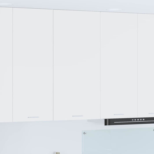 vidaXL Κρεμαστό ντουλάπι με ράφι με πόρτα Riga Λευκό 50 x 31 x 100 εκ.