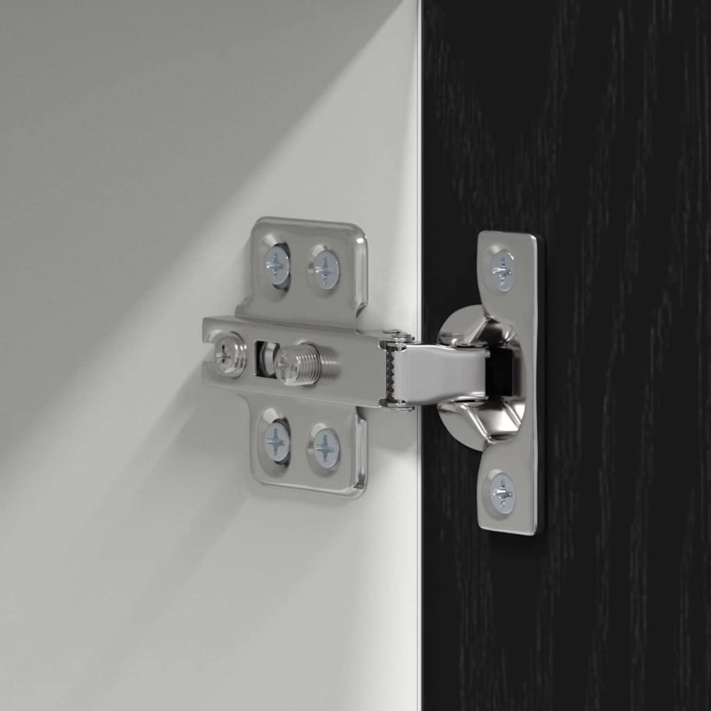 vidaXL Κρεμαστό ντουλάπι Riga Σομόνα Δρυς και Λευκό 50 x 31 x 100 εκ.