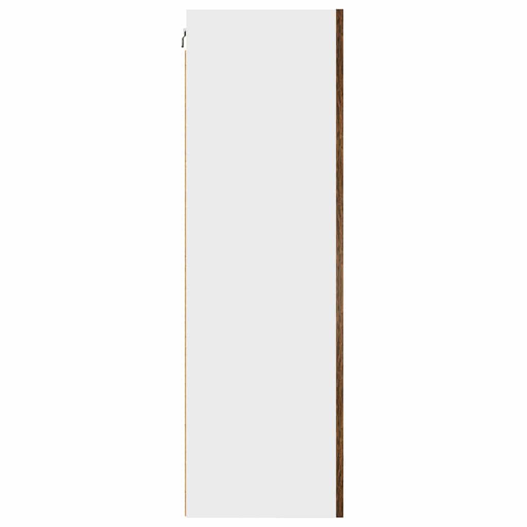 vidaXL Κρεμαστό ντουλάπι Riga Σομόνα Δρυς και Λευκό 50 x 31 x 100 εκ.