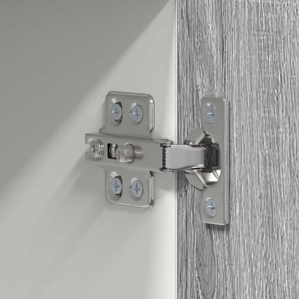 vidaXL Κρεμαστό ντουλάπι Riga Σομόνα Δρυς και Λευκό 50 x 31 x 100 εκ.