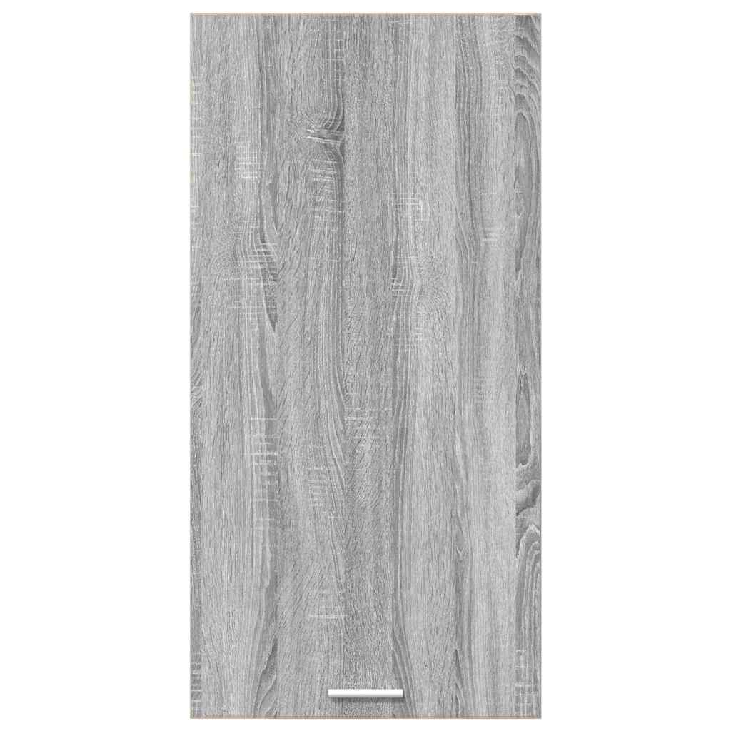 vidaXL Κρεμαστό ντουλάπι Riga Σομόνα Δρυς και Λευκό 50 x 31 x 100 εκ.