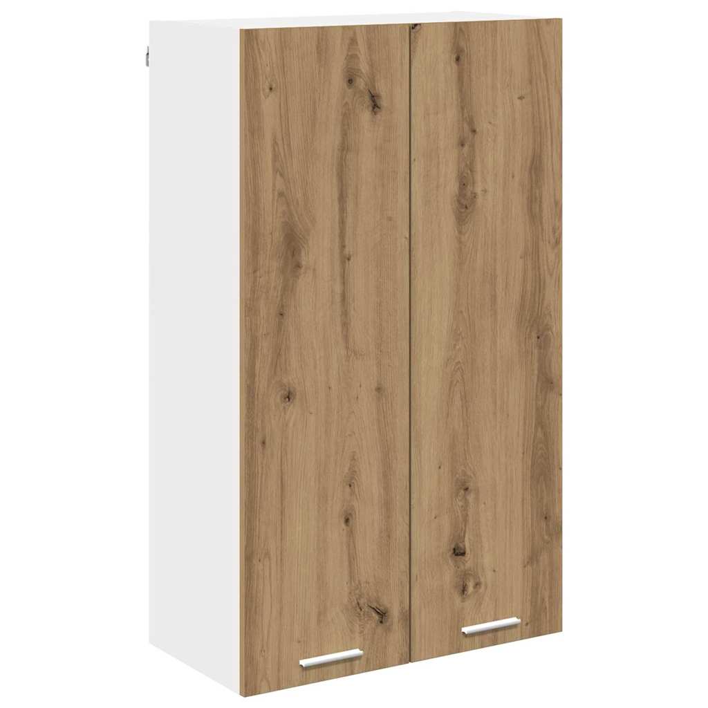 vidaXL Κρεμαστό ντουλάπι με ράφι Riga Artisan Oak 60 x 31 x 100 εκ.
