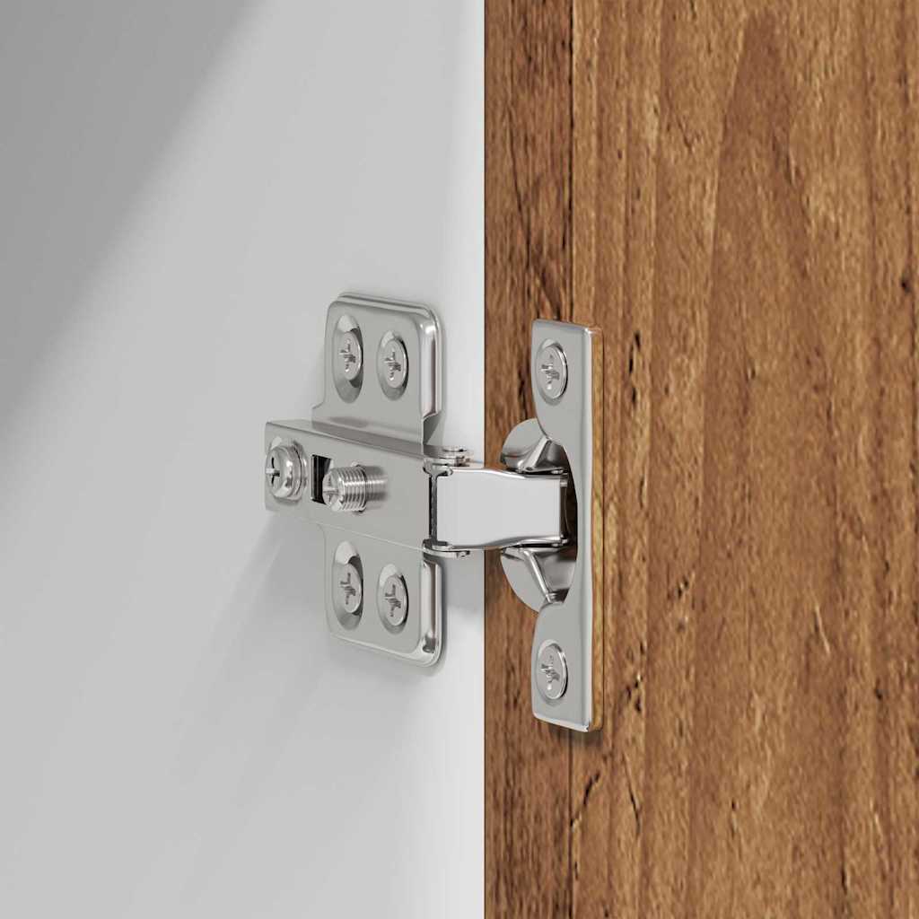 vidaXL Κρεμαστό ντουλάπι με ράφι Riga Παλιό Ξύλο 80 x 31 x 100 εκ.