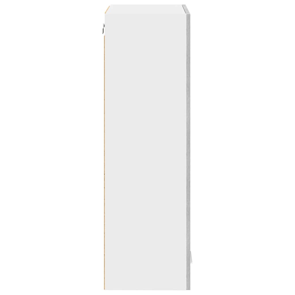 vidaXL Κρεμαστό ντουλάπι με ράφι Riga Γκρίζο Σονομα 60 x 31 x 100 εκ.