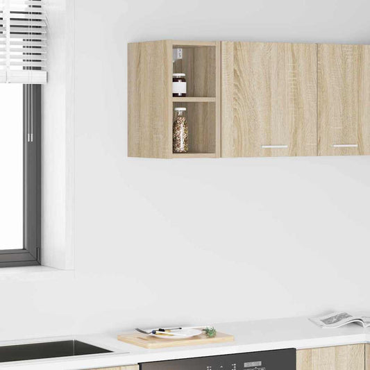 vidaXL Κρεμαστό ντουλάπι με αποθήκευση Δρύς Sonoma 20 x 29,5 x 40 εκ.