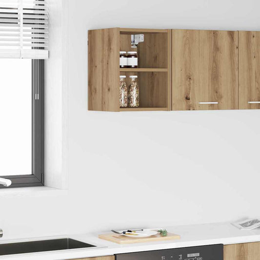 vidaXL Κρεμαστό ντουλάπι με αποθήκευση Artisan Oak 30 x 29,5 x 40 εκ.
