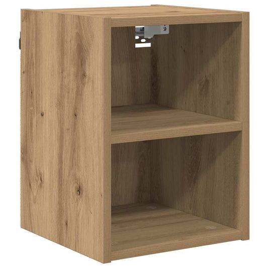 vidaXL Κρεμαστό ντουλάπι με αποθήκευση Artisan Oak 30 x 29,5 x 40 εκ.