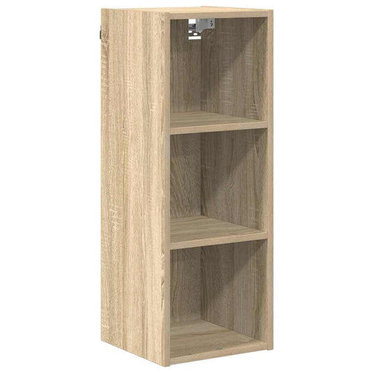 vidaXL Κρεμαστό ντουλάπι με αποθήκευση Δρύς Sonoma 30 x 29,5 x 80 εκ.