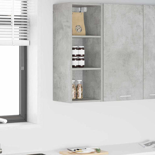 vidaXL Κρεμαστό ντουλάπι Σκυρόδεμα Γκρι 30 x 29,5 x 80 εκ.