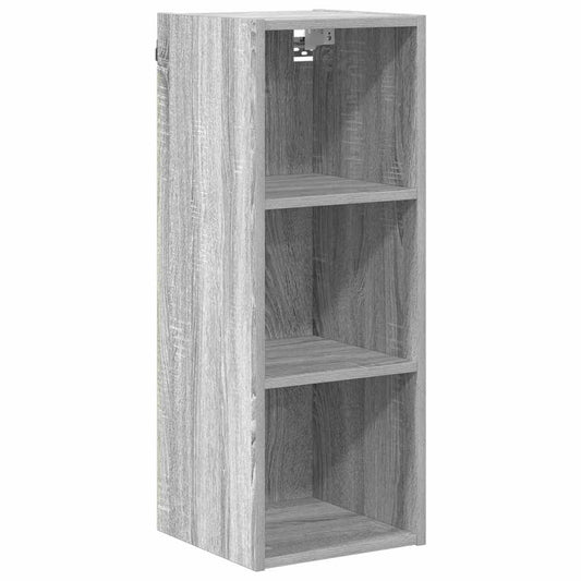 vidaXL Κρεμαστό ντουλάπι Γκρίζο Σονομα 30 x 29,5 x 80 εκ.
