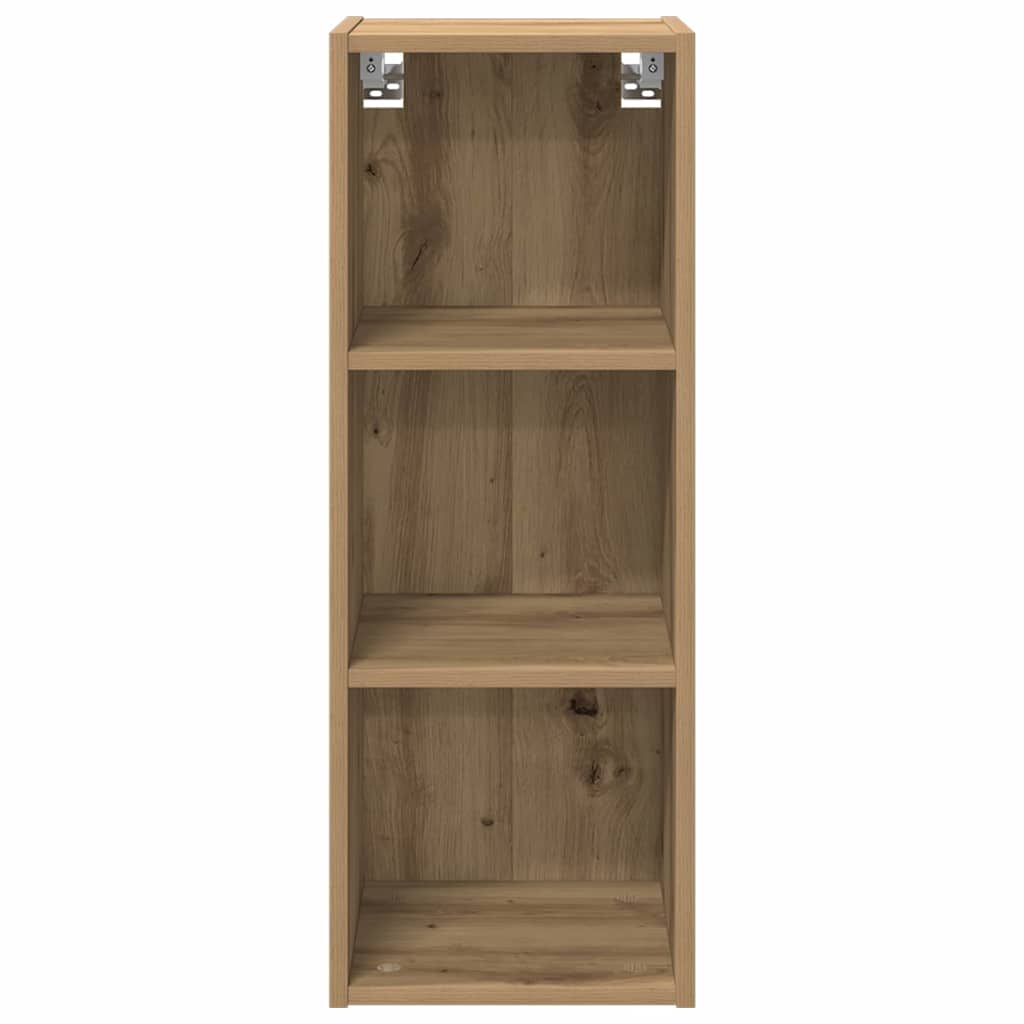 vidaXL Κρεμαστό ντουλάπι με ράφι Riga Artisan Oak 30 x 29.5 x 80 εκ.