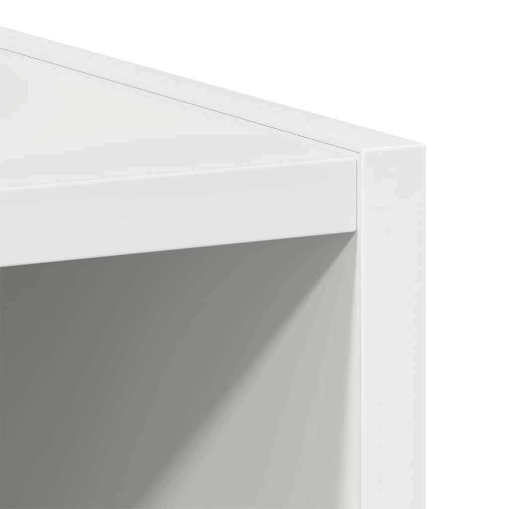 vidaXL Κρεμαστό ντουλάπι με ράφι Riga Λευκό 40 x 29,5 x 80 εκ.