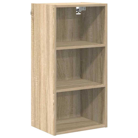 vidaXL Κρεμαστό ντουλάπι με ράφι Riga Δρύς Sonoma 40 x 29,5 x 80 εκ.
